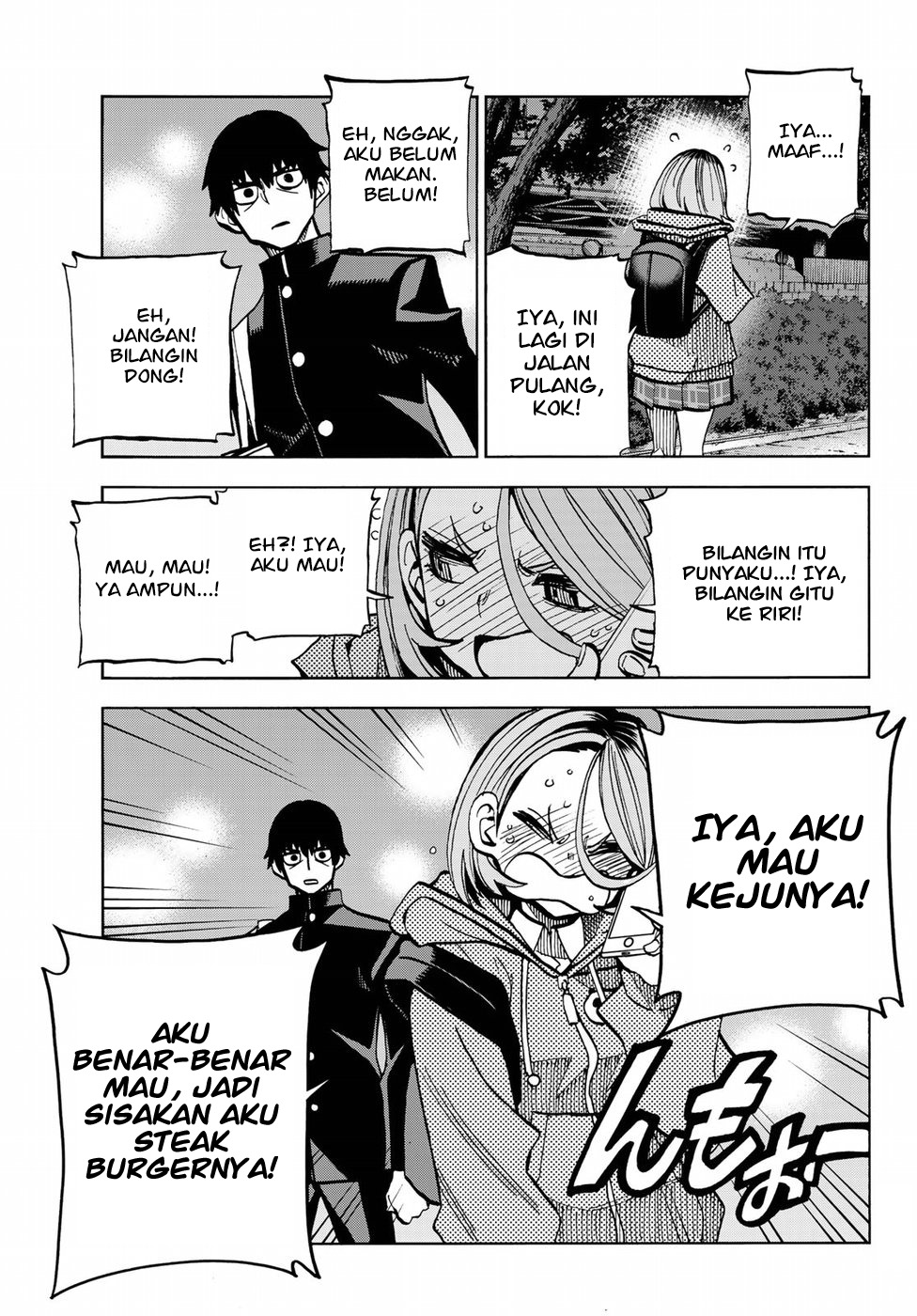 The Story Between a Dumb Prefect and a High School Girl with an Inappropriate Skirt Length Chapter 02 Gambar 14